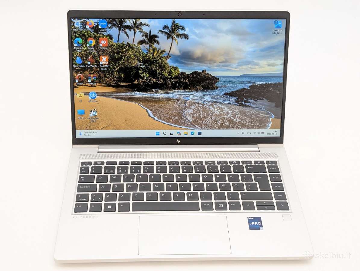 Hp Elitebook 640 G10 i5-1345u/16gb/256gb Darbui - nuotraukos Nr. 3