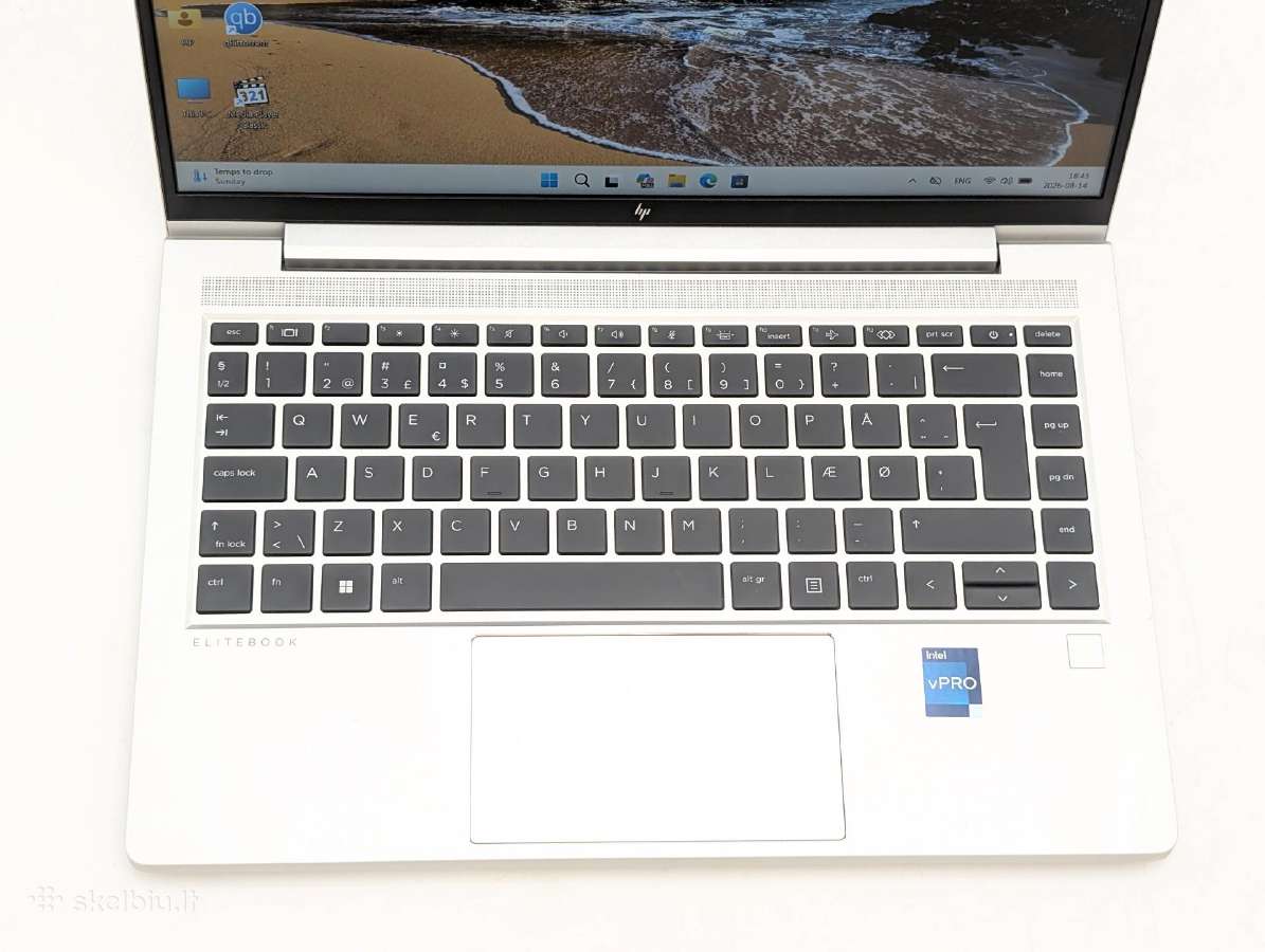 Hp Elitebook 640 G10 i5-1345u/16gb/256gb Darbui - nuotraukos Nr. 4