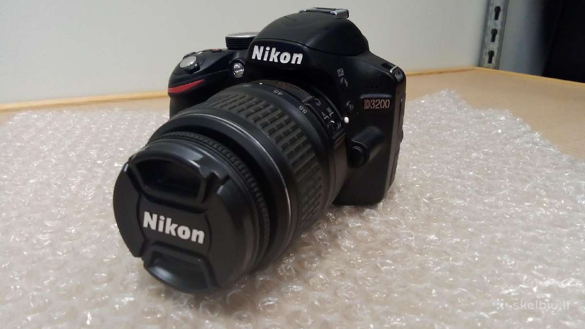 Nikon D3200 su objektyvu Af-s Nikkor, garantija - nuotraukos Nr. 2