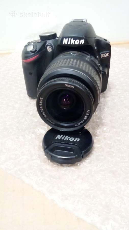 Nikon D3200 su objektyvu Af-s Nikkor, garantija - nuotraukos Nr. 5