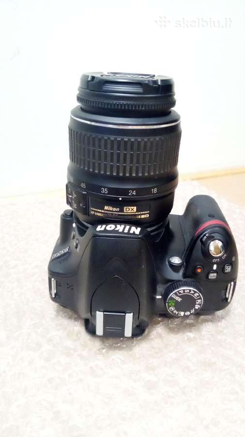 Nikon D3200 su objektyvu Af-s Nikkor, garantija - nuotraukos Nr. 6
