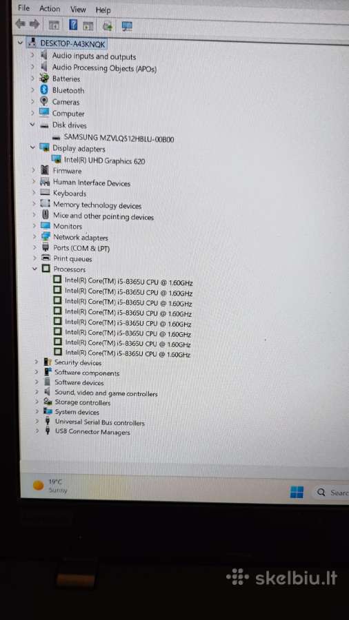 Lenovo Thinkpad L590, 15.6"fhd - nuotraukos Nr. 9