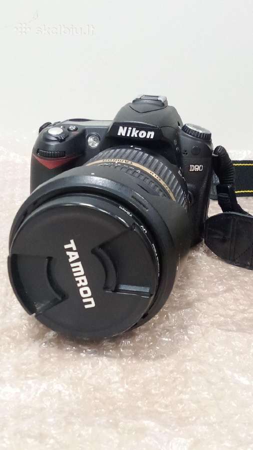 Nikon D90 su objektyvu Tamron, garantija - nuotraukos Nr. 2