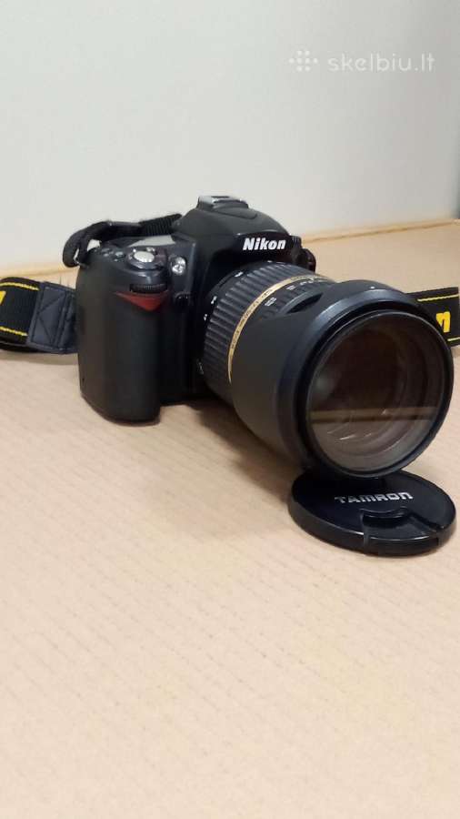 Nikon D90 su objektyvu Tamron, garantija - nuotraukos Nr. 6