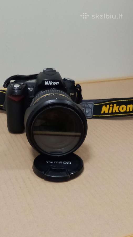 Nikon D90 su objektyvu Tamron, garantija - nuotraukos Nr. 7