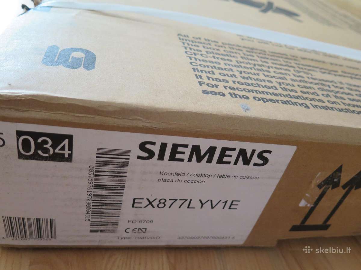 Siemens Studioline ex877lyv1e indukcinė kaitlentė - nuotraukos Nr. 5