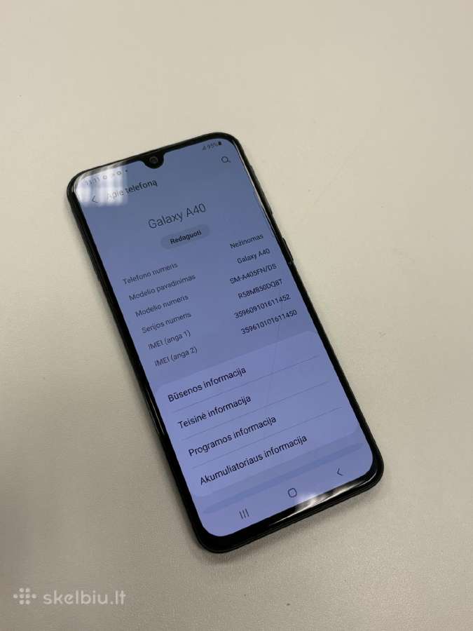 Samsung A40 - nuotraukos Nr. 4