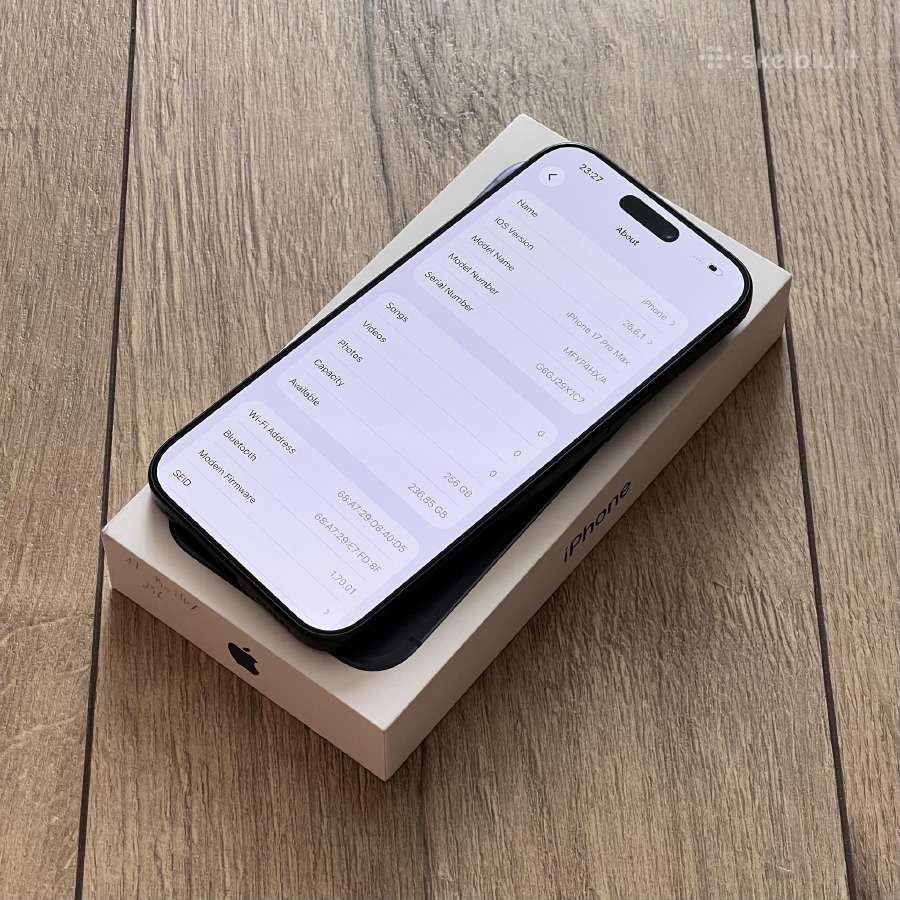 iPhone 17 Pro Max / 256gb / Deep Blue - nuotraukos Nr. 3