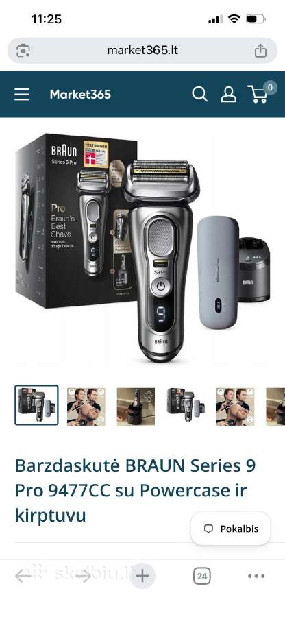 Braun Series 9 pro barzdaskute - nuotraukos Nr. 2