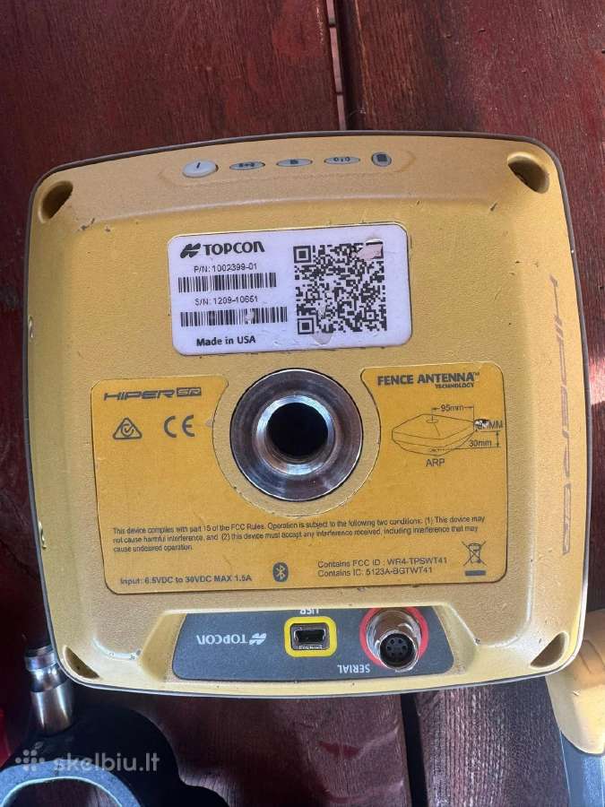 Parduodamas Topcon Hiper Sr Gnss komplektas. - nuotraukos Nr. 3