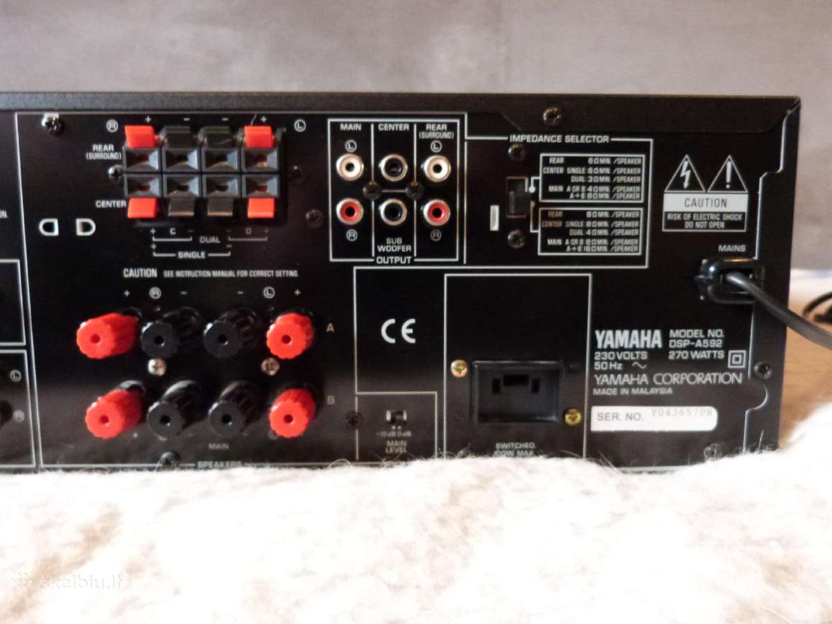 Hi-fi stiprintuvai-resyveriai Yamaha. - nuotraukos Nr. 11