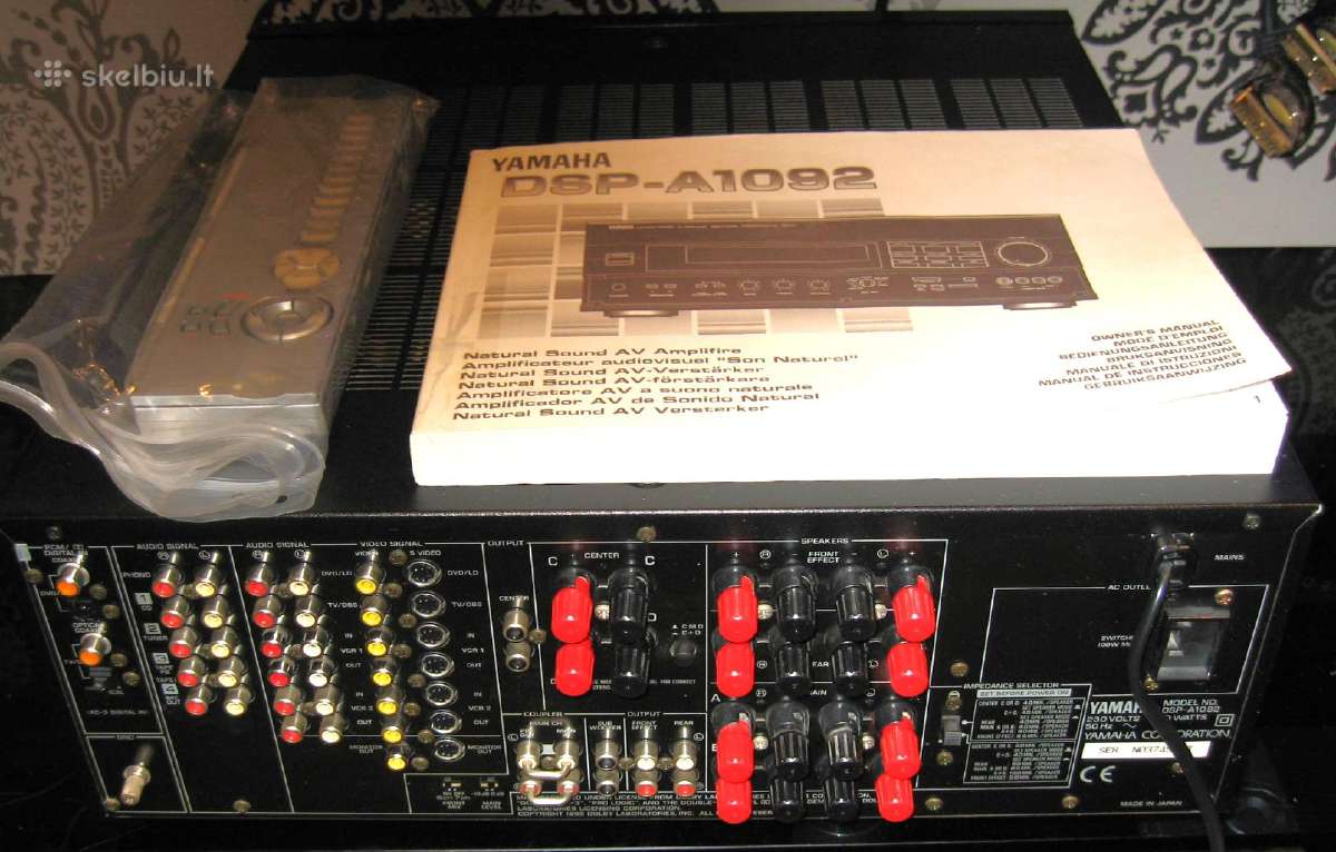 Hi-fi stiprintuvai-resyveriai Yamaha. - nuotraukos Nr. 31