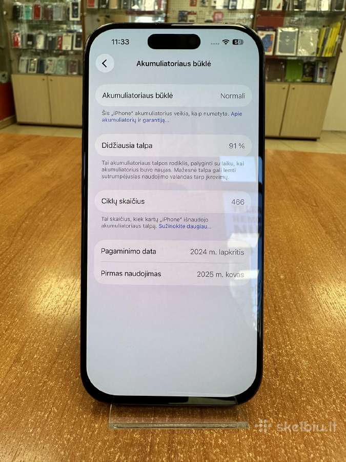 Apple iPhone 16 Pro 256 GB (Naudotas) - nuotraukos Nr. 2
