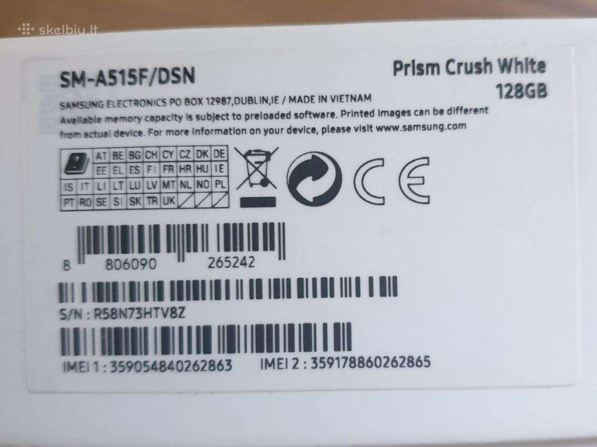 Samsung A51 128gb kaip naujas - nuotraukos Nr. 8