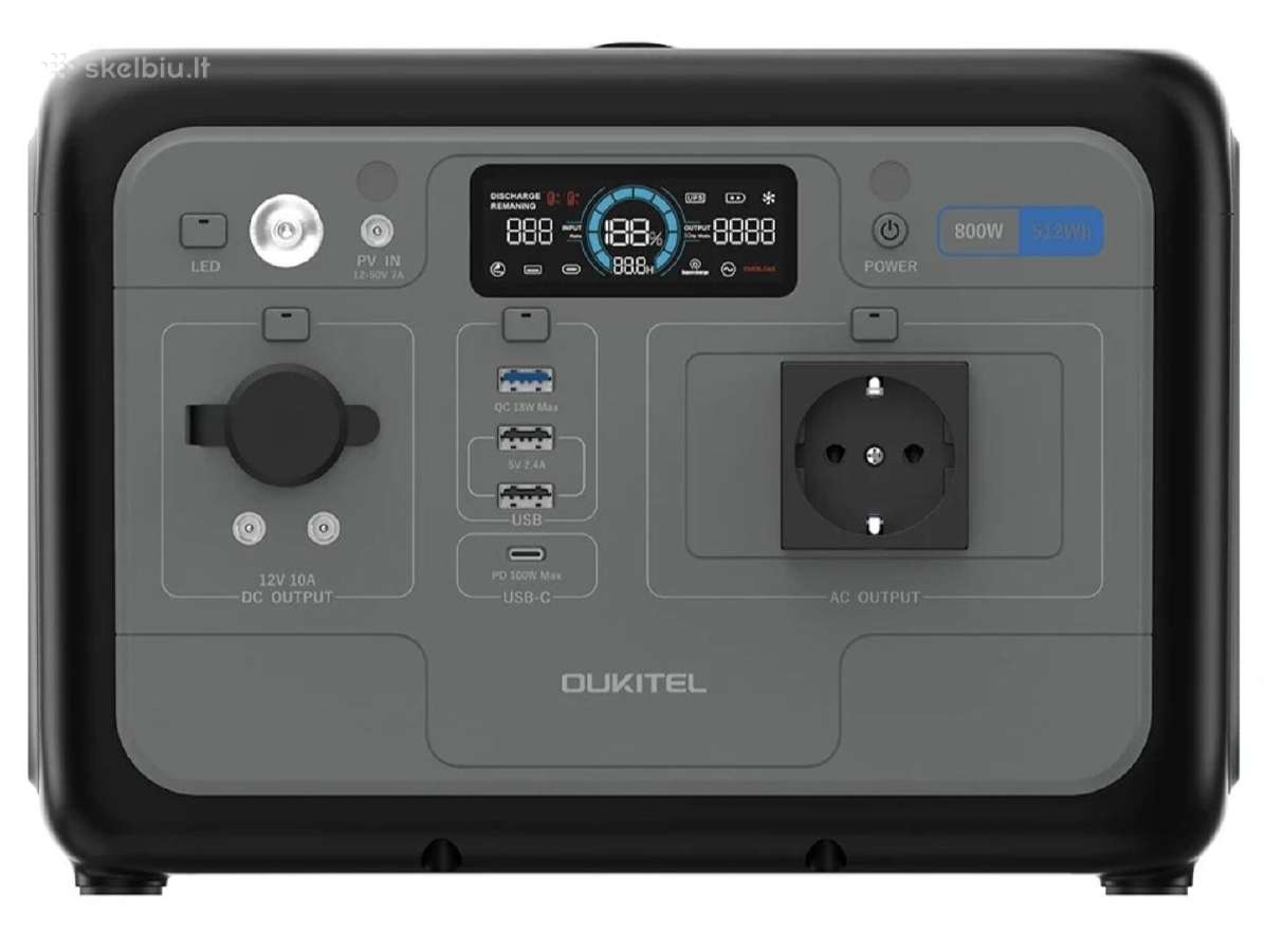Nešiojama elektros stotelė Oukitel P800e - nuotraukos Nr. 2