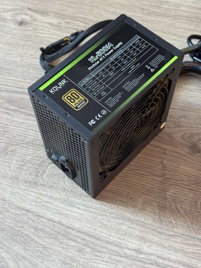 Kolink Kl-500m 500w Psu - nuotraukos Nr. 3