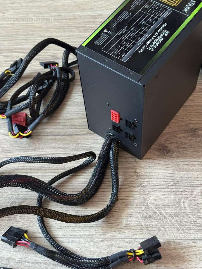 Kolink Kl-500m 500w Psu - nuotraukos Nr. 4