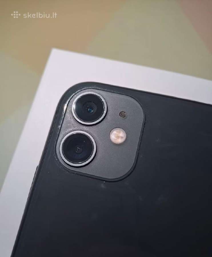 iPhone 11 juodos spalvos 64 GB - nuotraukos Nr. 5