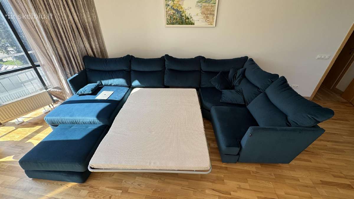 Didelė Magres Baldai sofa-lova su patalynės dėže - nuotraukos Nr. 4