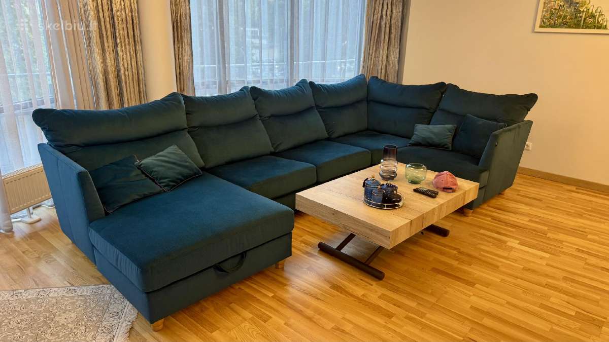 Didelė Magres Baldai sofa-lova su patalynės dėže - nuotraukos Nr. 6