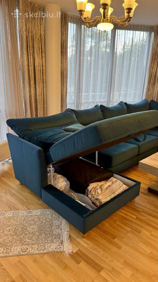Didelė Magres Baldai sofa-lova su patalynės dėže - nuotraukos Nr. 7