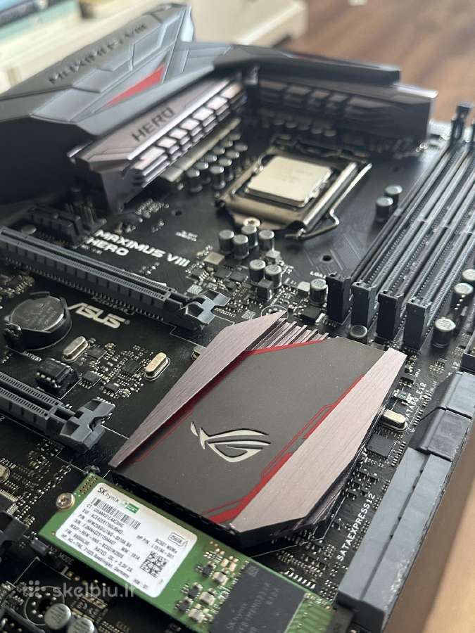 Rog Strix Hero Maximus VIII Lga 1151 - nuotraukos Nr. 4