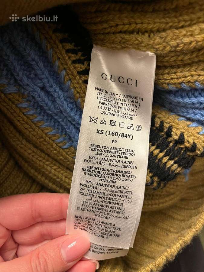 Gucci x Adidas vilnonis kardiganas - nuotraukos Nr. 5