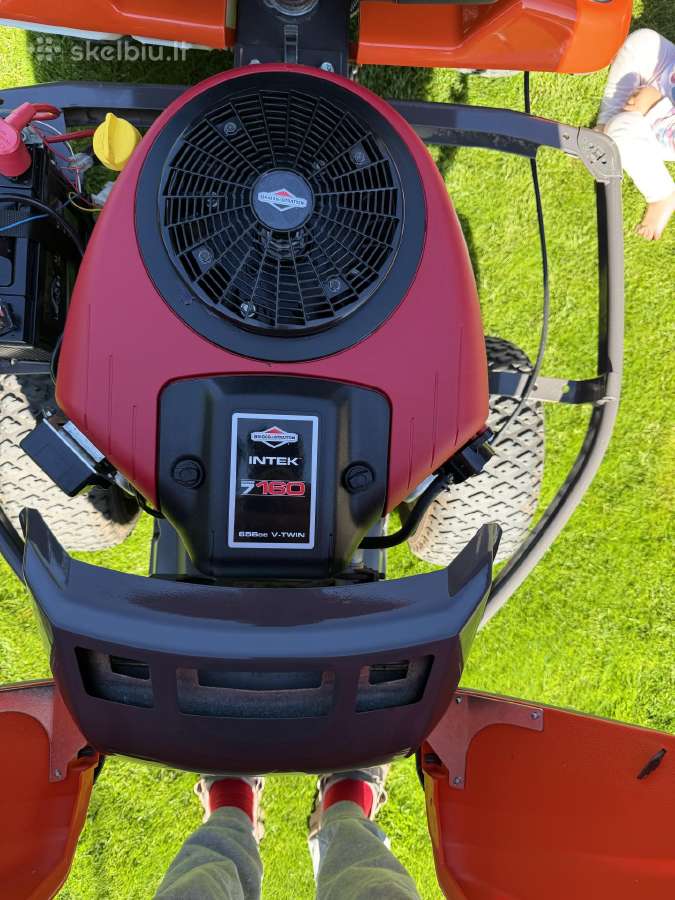 Sodo traktoriukas Husqvarna rider r214 tc - nuotraukos Nr. 6