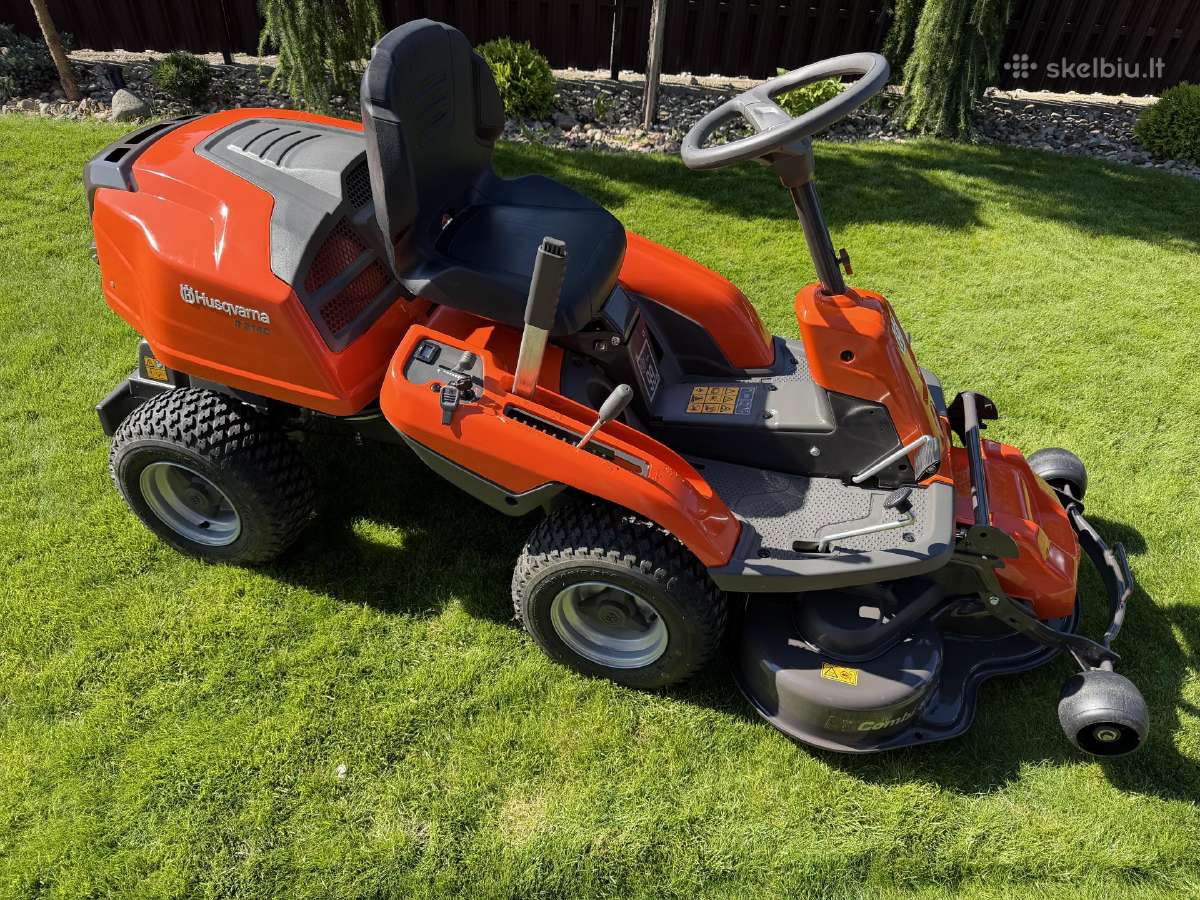 Sodo traktoriukas Husqvarna rider r214c - nuotraukos Nr. 2