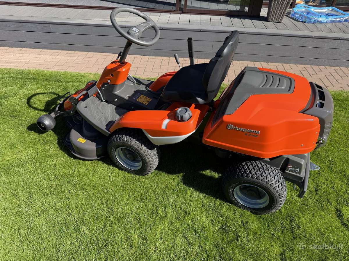 Sodo traktoriukas Husqvarna rider r214c - nuotraukos Nr. 6