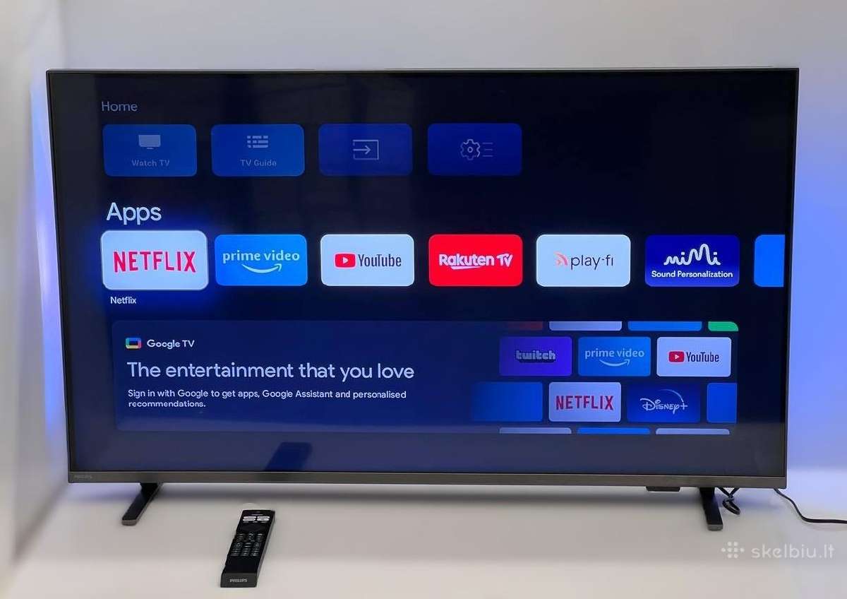 Philips 43 4k Ultra HD Smart TV (Ambilight, Dolby - nuotraukos Nr. 9