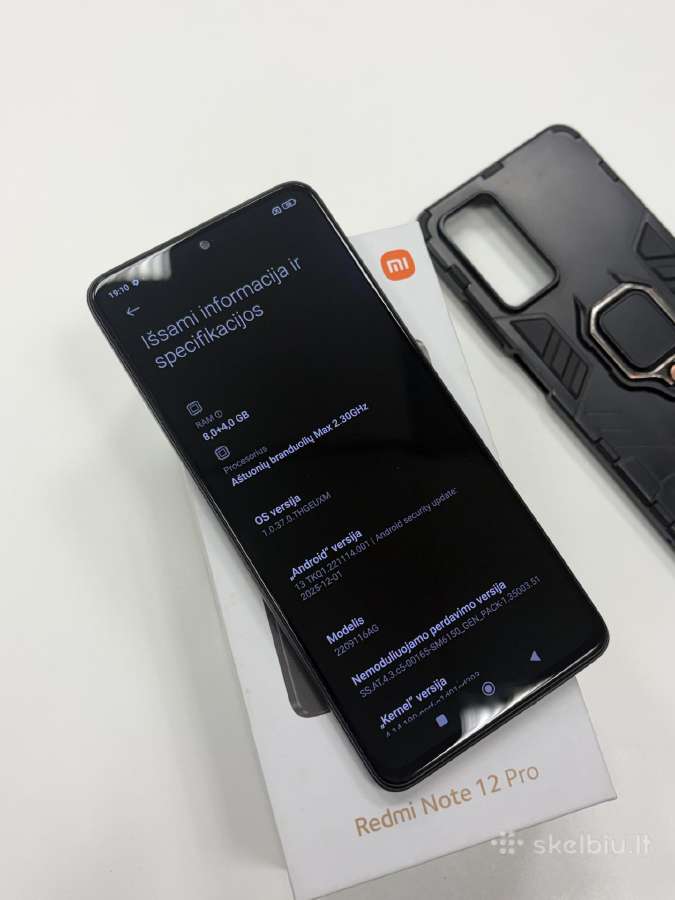 Xiaomi Redmi Note 12 Pro 256 GB - nuotraukos Nr. 4
