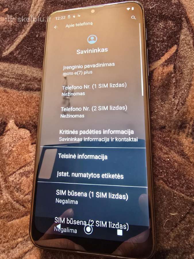 Motorola Moto E7 Plus - nuotraukos Nr. 2