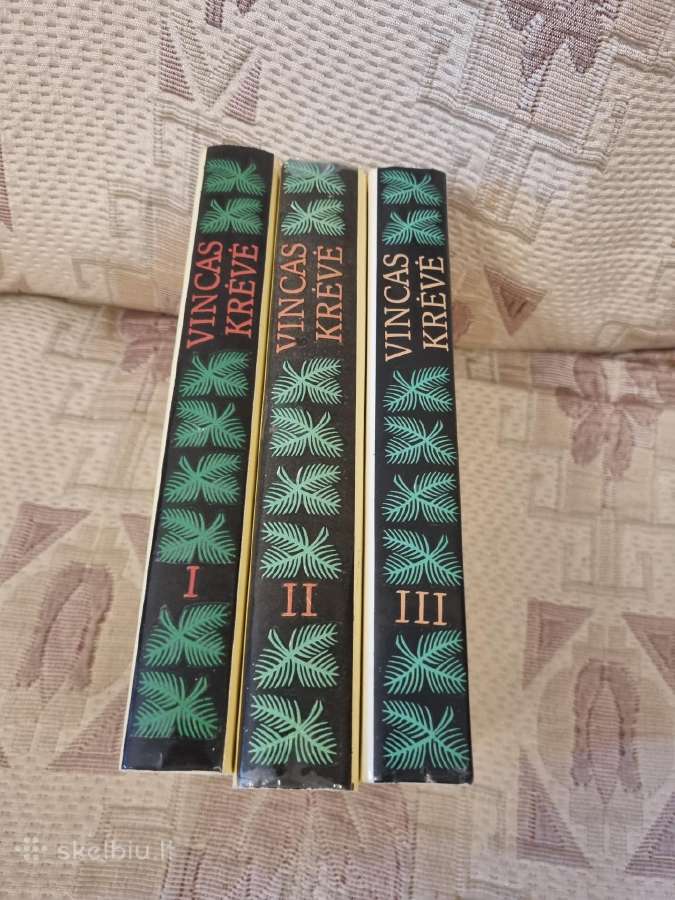 Vicas Krėvė , Rinktiniai raštai 3 knygos - nuotraukos Nr. 2