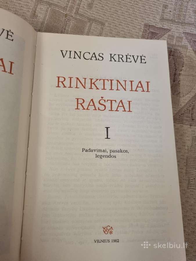 Vicas Krėvė , Rinktiniai raštai 3 knygos - nuotraukos Nr. 3