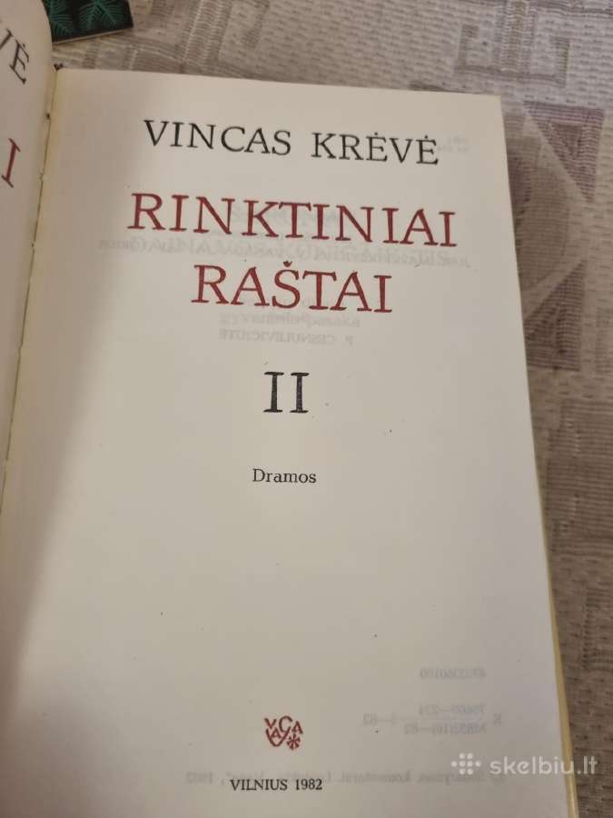 Vicas Krėvė , Rinktiniai raštai 3 knygos - nuotraukos Nr. 4