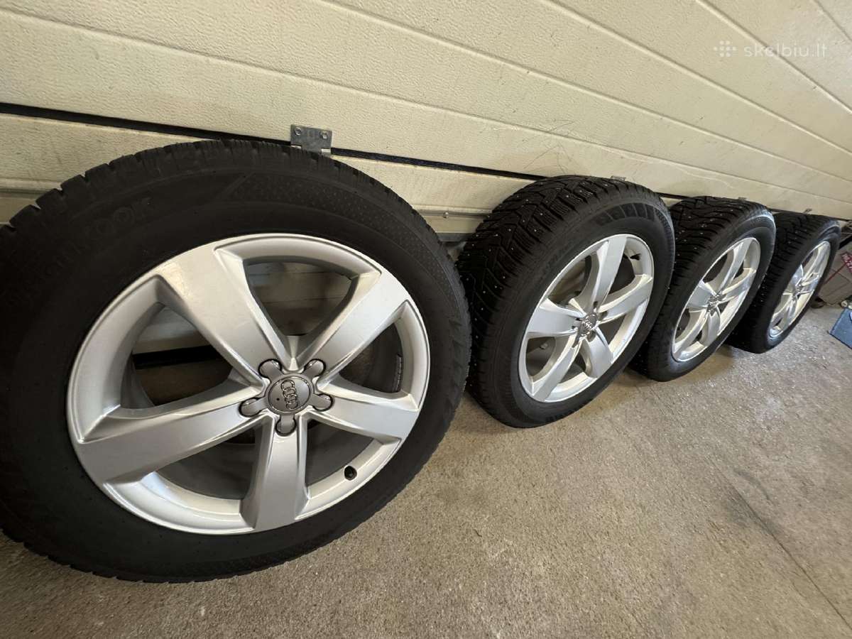 Audi Q5 R18 ratlankiai su žieminėmis padangomis - nuotraukos Nr. 2