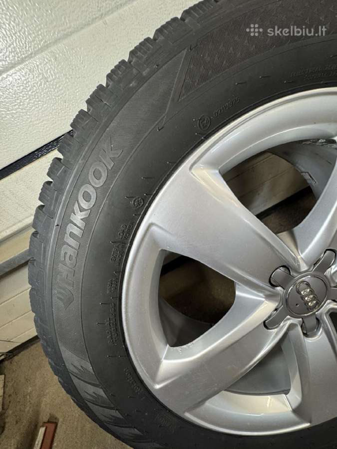 Audi Q5 R18 ratlankiai su žieminėmis padangomis - nuotraukos Nr. 3