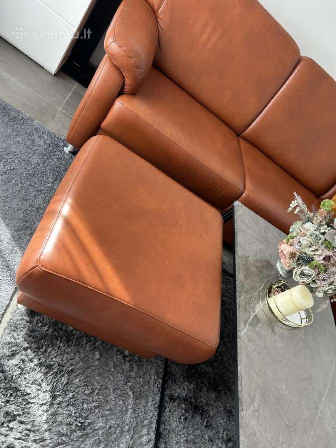 Odinė sofa - nuotraukos Nr. 2