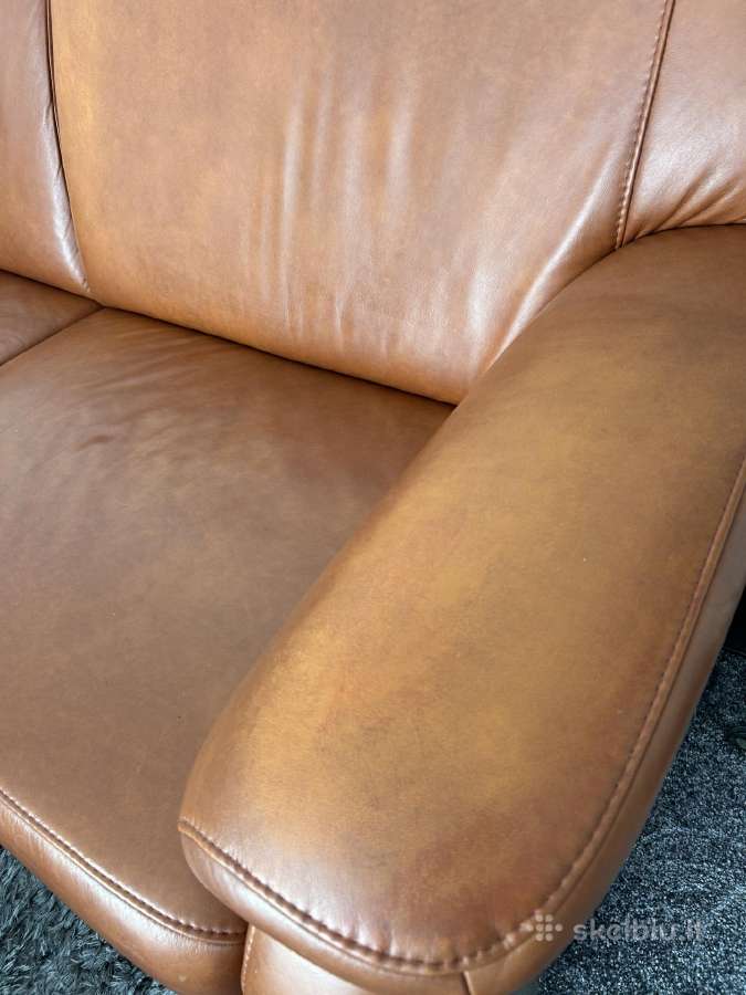 Odinė sofa - nuotraukos Nr. 6