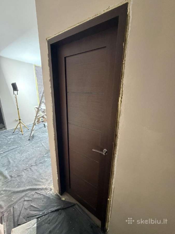 Vidaus durys - naturali wenge faneruotė - nuotraukos Nr. 3