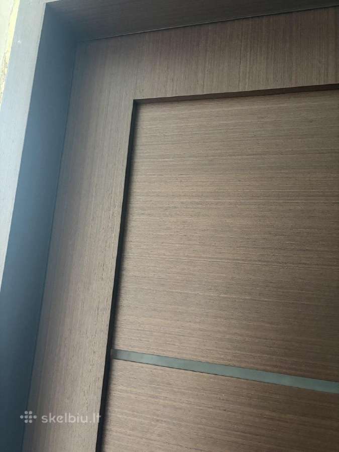 Vidaus durys - naturali wenge faneruotė - nuotraukos Nr. 5