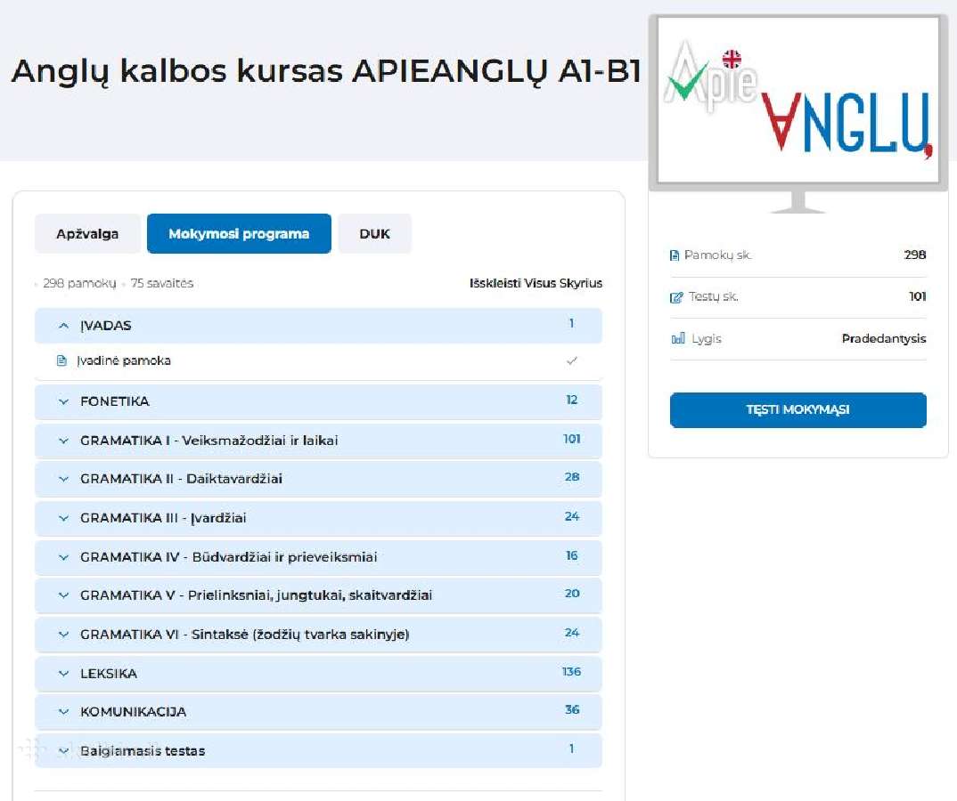 Išmok Anglų kalbą per 100 pamokų! - nuotraukos Nr. 6