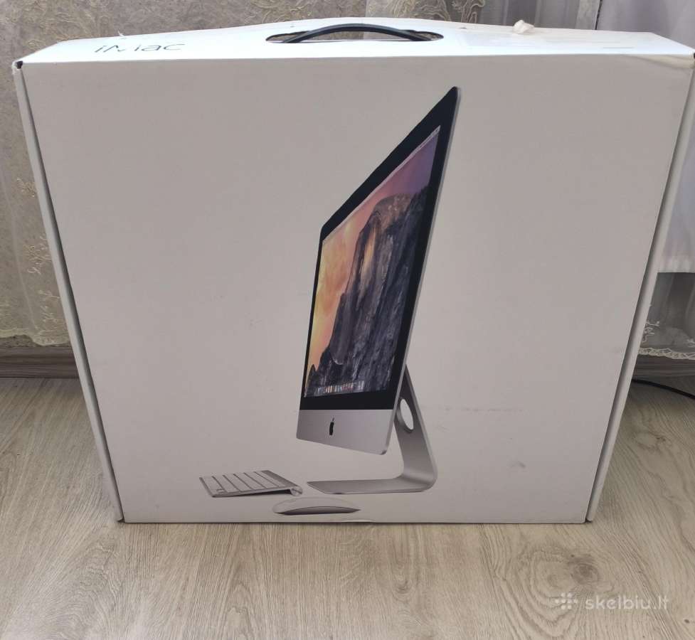 iMac 21,5 Late 2013,8gb,256ssd,i5,dėžė - nuotraukos Nr. 6