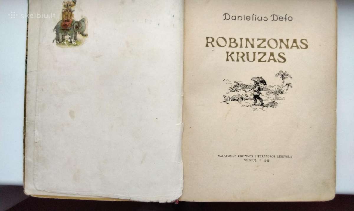 D. Defo. Robinzonas Kruzas. 1956 m. - nuotraukos Nr. 2