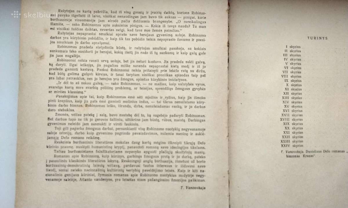 D. Defo. Robinzonas Kruzas. 1956 m. - nuotraukos Nr. 18