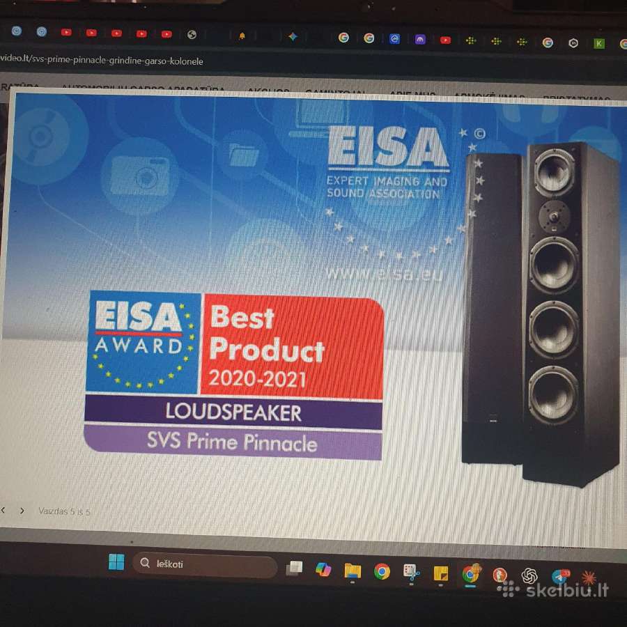 Svs pinnacle. Eisa nugaletojas. Moketa 2000eu - nuotraukos Nr. 2