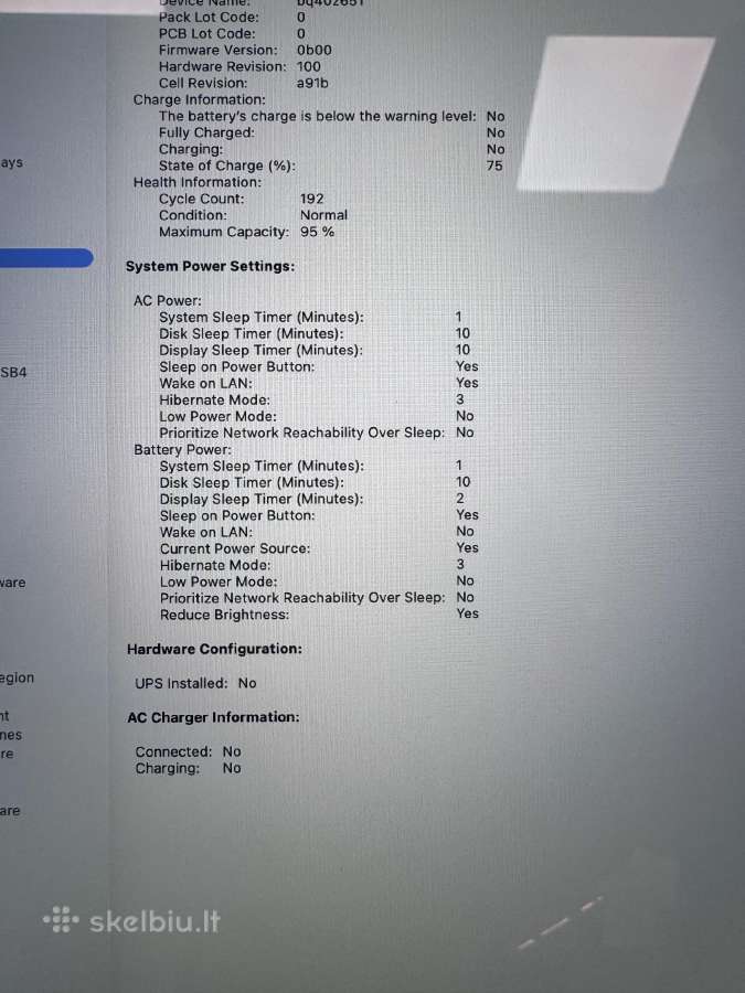 MacBook Pro 16" M3 Pro / 18gb / 512gb - nuotraukos Nr. 9