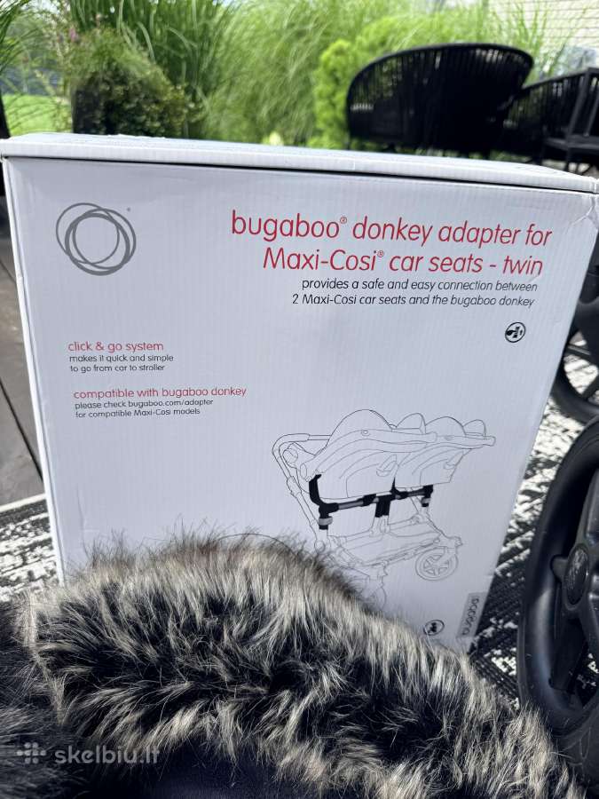 Bogaboo donkey 5 vežimėlis dvynukams - nuotraukos Nr. 14
