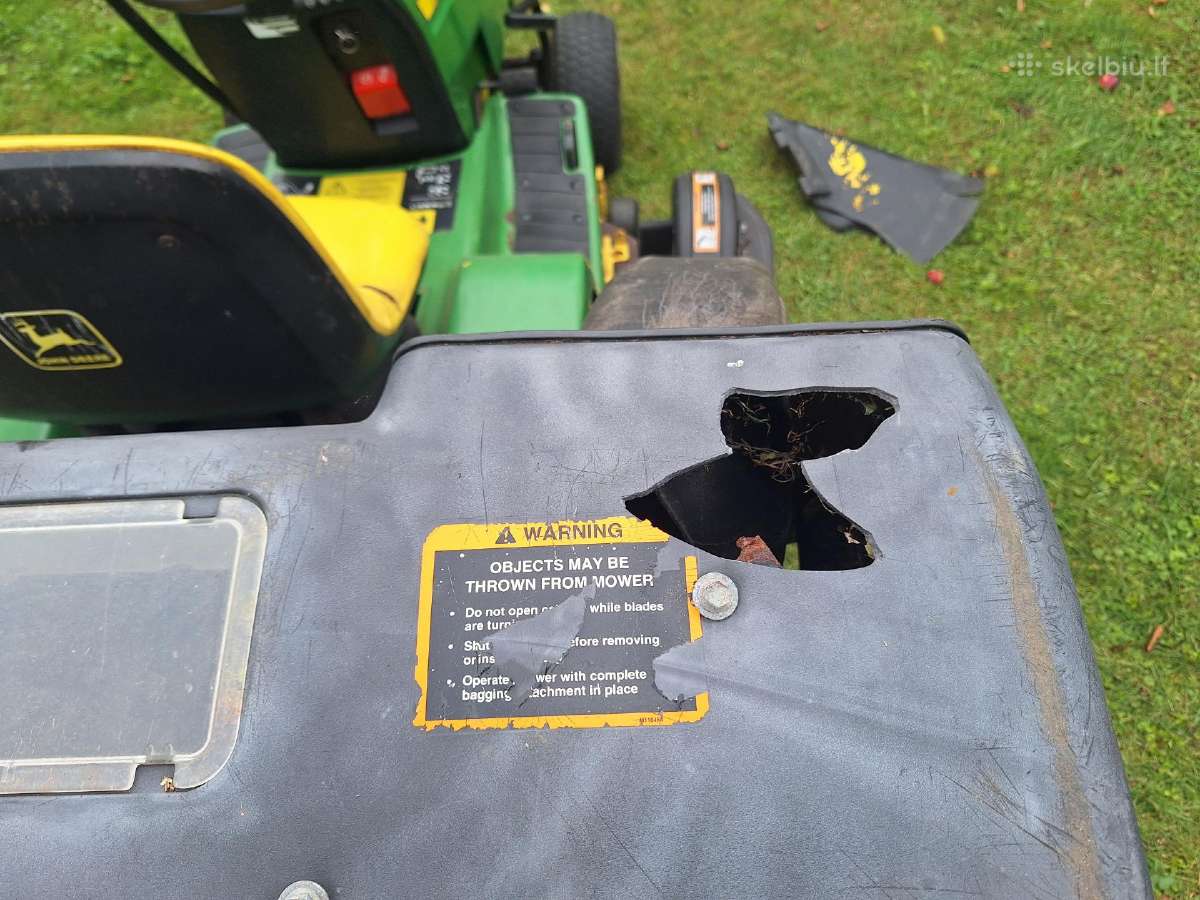 John Deere Lx176 Sodo traktoriukas Kawasaki 14hp - nuotraukos Nr. 7
